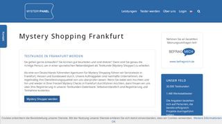 
                            7. Mystery Shopping Frankfurt | Agentur für ... - MYSTERYPANEL
