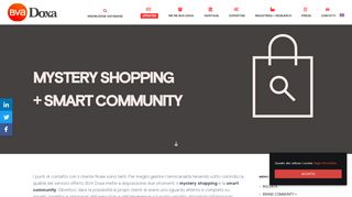 
                            2. MYSTERY SHOPPING + SMART COMMUNITY | Doxa