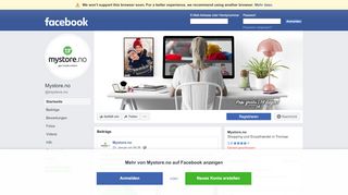 
                            7. Mystore.no - Startseite | Facebook