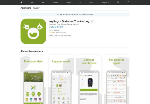 
                            7. mySugr: Diabetes Tracker Log on the App Store - iTunes - Apple