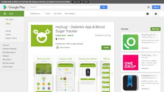 
                            10. mySugr: the blood sugar tracker made just for you - Apps on Google Play