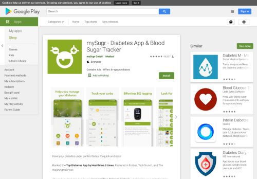 
                            5. mySugr: the blood sugar tracker made just for you - Apps on Google ...