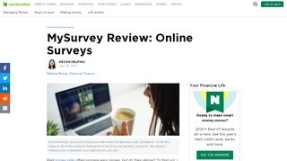 
                            8. MySurvey Review: Online Surveys - NerdWallet