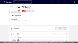 
                            5. MySurvey Reviews | Read Customer Service Reviews of www ...