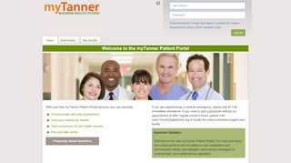 
                            12. myTanner Patient Portal - Home