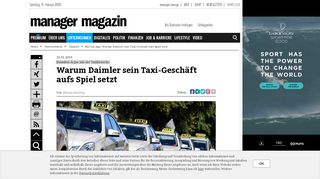 
                            9. MyTaxi-App: Warum Daimler sein Taxi-Geschäft aufs Spiel setzt ...