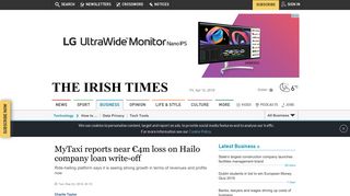 
                            7. MyTaxi reports near €4m loss on Hailo company loan write-off