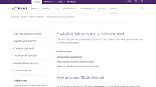 
                            4. mytelus.telus.com is now retired | Support | TELUS.com