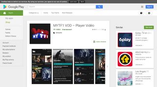 
                            10. MYTF1 VOD – Player Vidéo – Applications sur Google Play