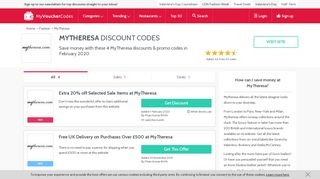 
                            3. MyTheresa Discount Codes & Promo Codes - 10% Off | My Voucher ...