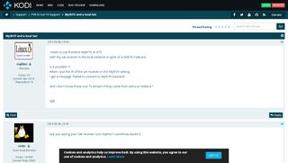 
                            10. MythTV and a local Sat - Kodi Community Forum