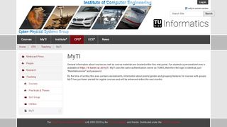 
                            10. MyTI — Institute of Computer Engineering (E191)