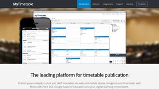 
                            7. MyTimetable - Introduction
