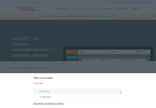 
                            4. myTNT2 - eenvoudig uw zendingen beheren | TNT Netherlands