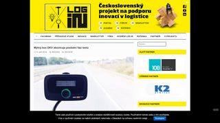 
                            11. Mýtný box DKV absolvuje poslední fázi testů | Projekt LOG-IN