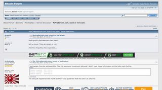 
                            11. Mytradercoin.com. scam or not scam. - Bitcointalk