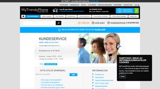 
                            4. MyTrendyPhone kundeservice - Vi er her for deg