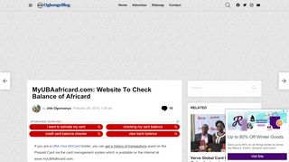 
                            6. MyUBAafricard.com: Website To Check Balance of Africard ...