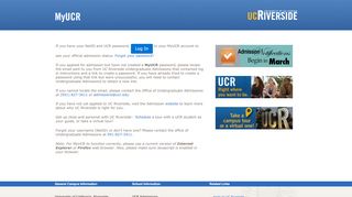 
                            6. MyUCR | Login - University of California - Riverside