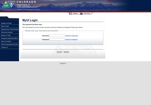 
                            3. MyUI Login - MyUI Claimant - Colorado Department of Labor and ...