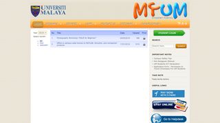 
                            3. MyUM 3 - University of Malaya