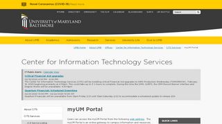 
                            6. myUM Portal - University of Maryland, Baltimore