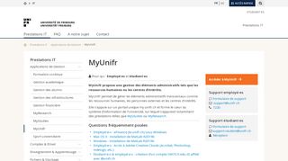 
                            4. MyUnifr | Direction IT | Université de Fribourg