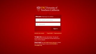 
                            1. myUSC - University of Southern California