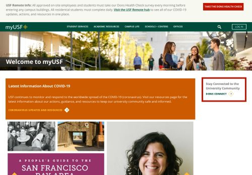 
                            8. myUSF: Home Page