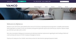 
                            11. MyVanco Login - Vanco Payment Solutions