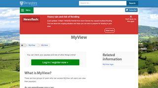 
                            4. MyView | Shropshire Council
