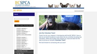
                            3. MyVolunteerPage - BC SPCA