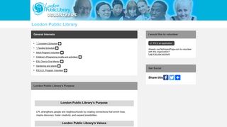 
                            11. MyVolunteerPage - London Public Library