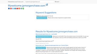 
                            10. Mywelcome.jpmorganchase.com Error Analysis (By Tools)