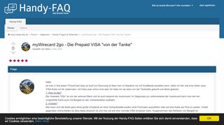 
                            9. myWirecard 2go - Die Prepaid VISA 