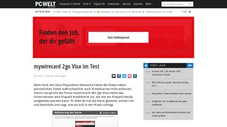 
                            11. mywirecard 2go Visa im Test - PC-WELT