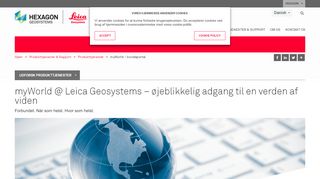 
                            6. myWorld @ Leica Geosystems – Øjeblikkelig adgang til en verden af ...