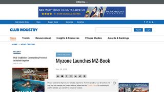 
                            11. Myzone Launches MZ-Book | Club Industry