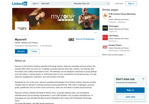 
                            10. Myzone® | LinkedIn