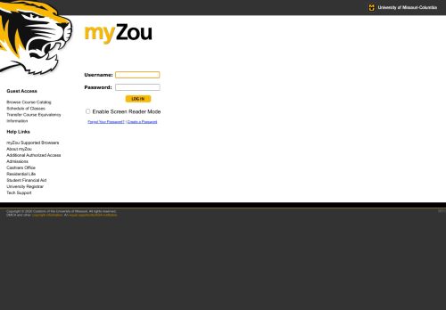 
                            10. myZou: University of Missouri