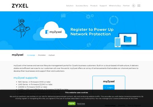 
                            2. myZyxel Zyxel's new online service platform