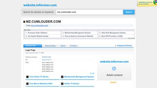 
                            9. mz.cumlouder.com at WI. Login Page - Website Informer