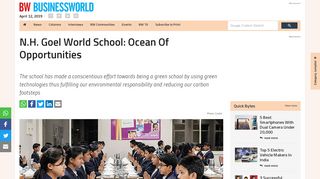 
                            9. N H Goel World School Ocean Of Opportunities - BW Businessworld