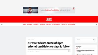 
                            9. N-Power advises successful pre-selected candidates on steps to follow