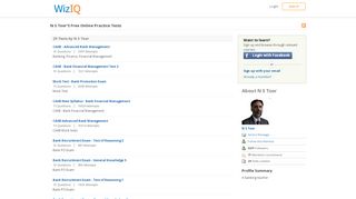 
                            5. N S Toor'S Free Online Practice Tests - WizIQ