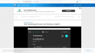 
                            9. N26: Banking jetzt auch am Desktop möglich › ifun.de