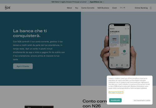 
                            3. N26 The Mobile Bank — N26 Italia