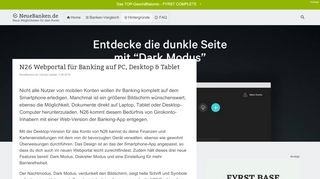 
                            13. • N26 Webportal für Banking auf PC, Desktop & Tablet ...