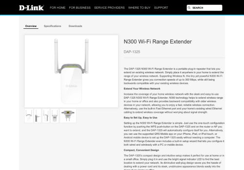 
                            11. N300 Wi-Fi Range Extender DAP-1325 - D-Link