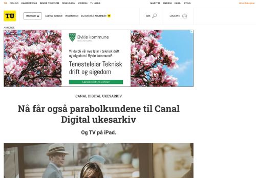 
                            13. Nå får også parabolkundene til Canal Digital ukesarkiv - Tu.no